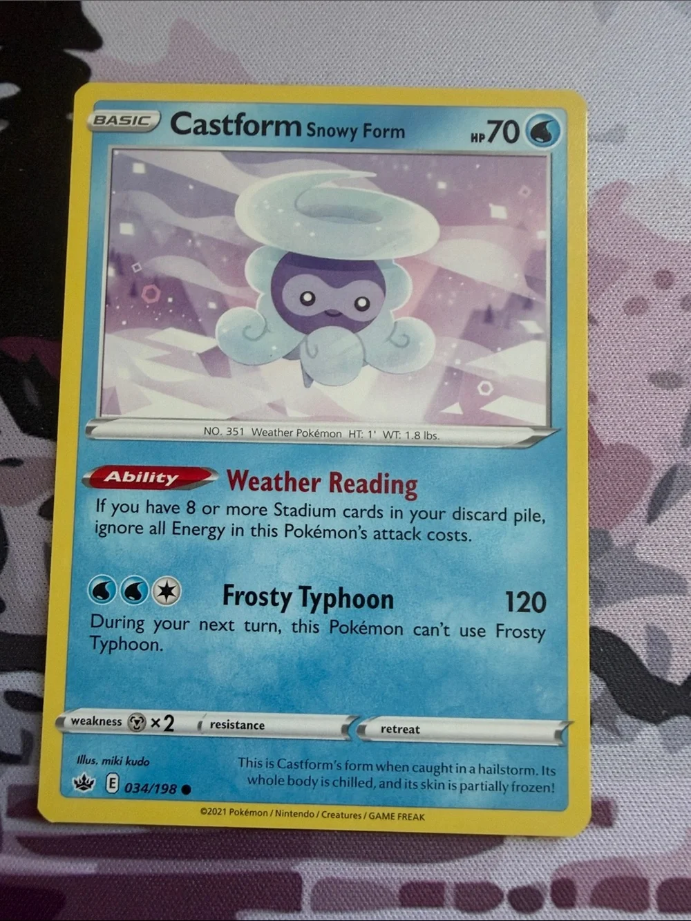 Castform Complete Forms Lot | 4 Pokémon Cards | Sunny, Rainy & Snowy | ✨5/$25✨